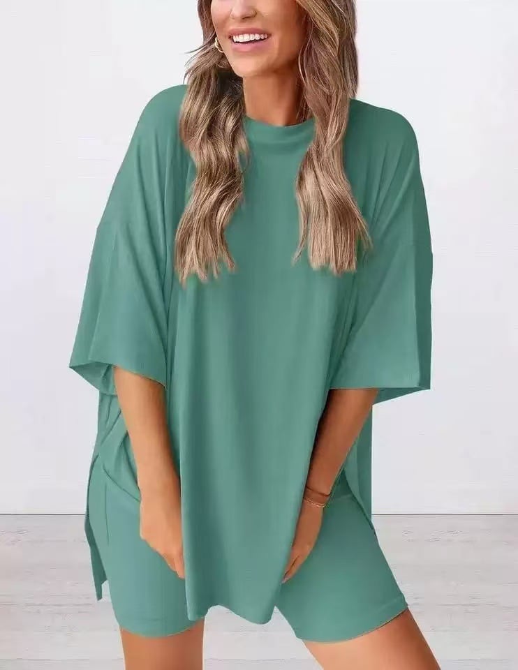 🌸2026 Limited Hot Sale 50% Off🌸 Women's Summer Casual loose Two-piece Set💃