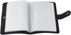 ✝️ Catholic Genuine Leather Holy Card Holder – Pocket Prayer Card Organizer with Snap Closure