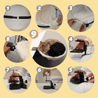 🐱Durable Ergonomic cat Desk Bed for Remote Workers