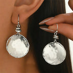 ✨Vintage Hammered Metal Teardrop Earrings