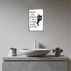 🔥Last day 50% off – Vintage black and white cat wall art