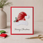 🧵 Cozy Family Christmas Craft Kit, Create Keepsake‑Worthy Handmade Christmas Cards for Gifting