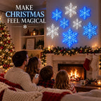 ⏳ Last Day 49% OFF – ❄️ LED Snowflake Wall Lights ✨
