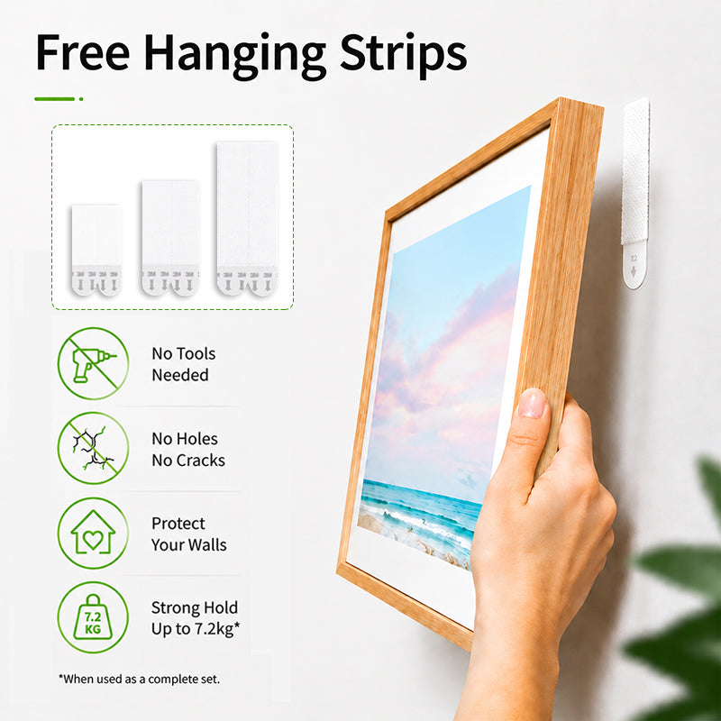 Damage-Free Hanging Strips Refill Pack🏡