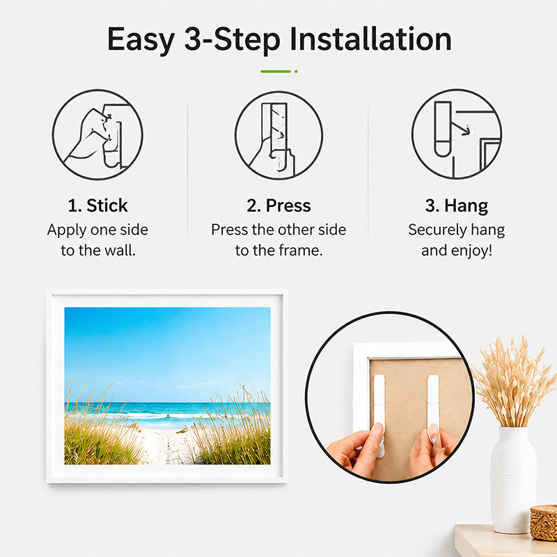 Damage-Free Hanging Strips Refill Pack🏡