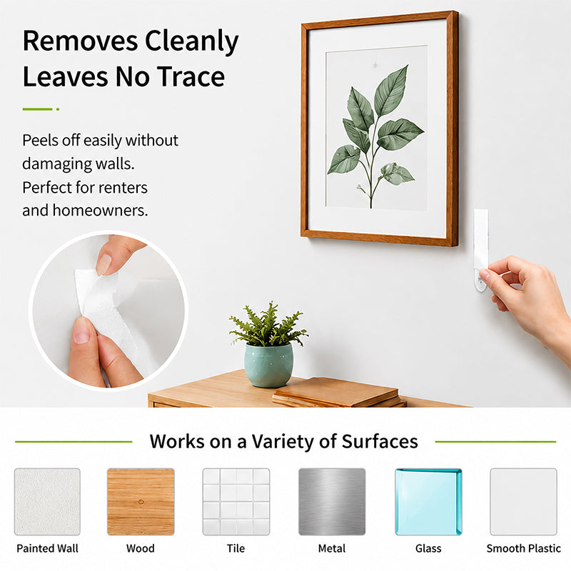 Damage-Free Hanging Strips Refill Pack🏡