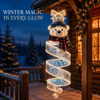 🏠 Vertical Hanging Glowing Christmas Centerpiece, Ideal For Covered Patio & Indoor Holiday Parties