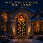 🏠 Vertical Hanging Glowing Christmas Centerpiece, Ideal For Covered Patio & Indoor Holiday Parties