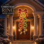 🏠 Vertical Hanging Glowing Christmas Centerpiece, Ideal For Covered Patio & Indoor Holiday Parties