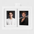 Rotating Mini Photo Album Frame – Flip Display for Instant Photos & Photo Cards📸