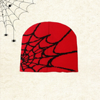 🕸️ Y2K Spiderweb Winter Beanie | Alt Streetwear Vibe