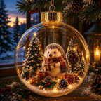 🎄 Winter Animal Spherical Holiday Accent