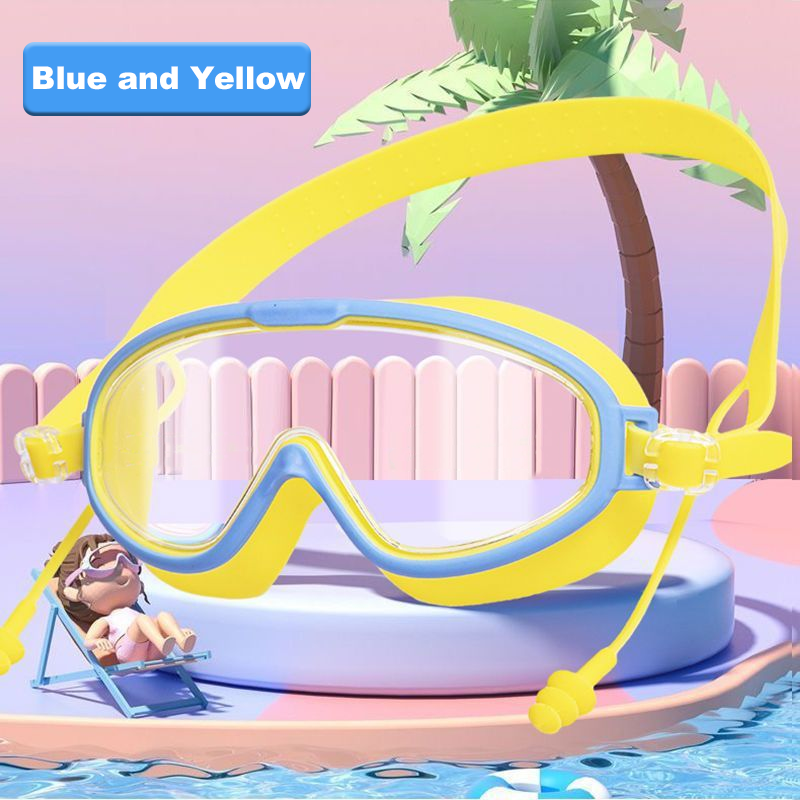 🏊‍♀️LIMITED TIME SALE 50% OFF🎁-HD children's large frame waterproof and anti-fog swimming goggles