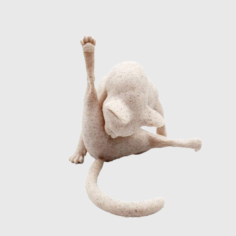🐱✨ Grooming Cat Decorative Figurine
