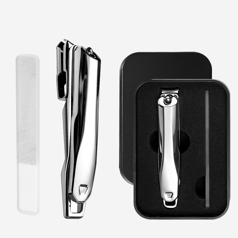 💅360-degree rotating multi-purpose stainless steel nail clippers