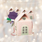 🏠 Christmas Cottage Gift Box – Reusable House‑Shaped Festive Present Packaging