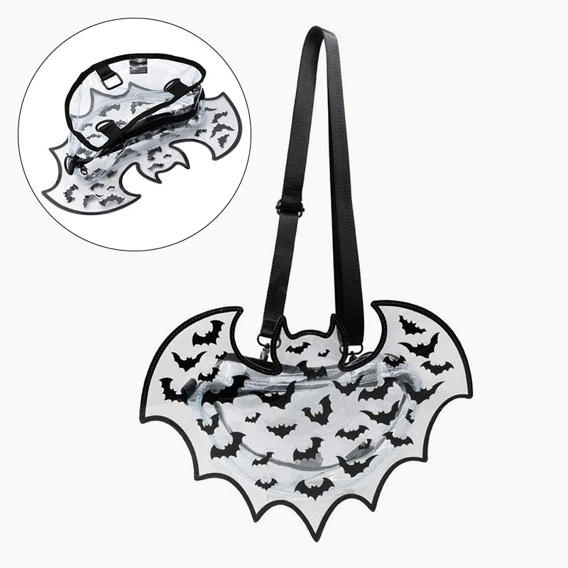 Spooky Chic Bat Wing Handbag - Perfect Halloween & Goth Accessory 🦇
