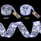 🎄 Christmas LED Ribbon Lights | Festive Glow for Your Holiday Tree