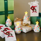 🎄Christmas Set of 4 Mini Nostalgic Tree Ornaments with Gift Bags