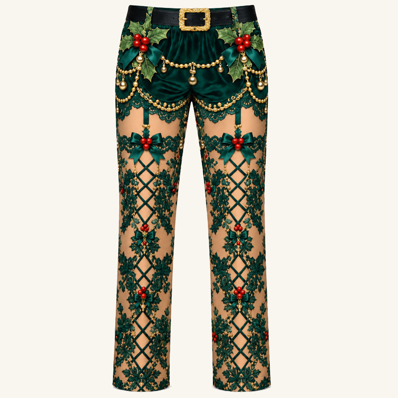 😂 Funny Christmas Illusion Pants – Viral Prank Trousers for Xmas Parties!