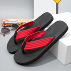 😜Funny Footprint Pattern Platform Flip Flops
