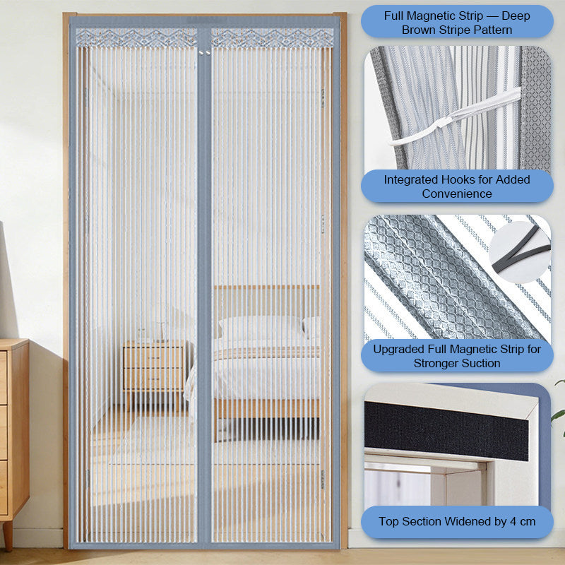 🚪 Diamond Mesh Magnetic Door Curtain