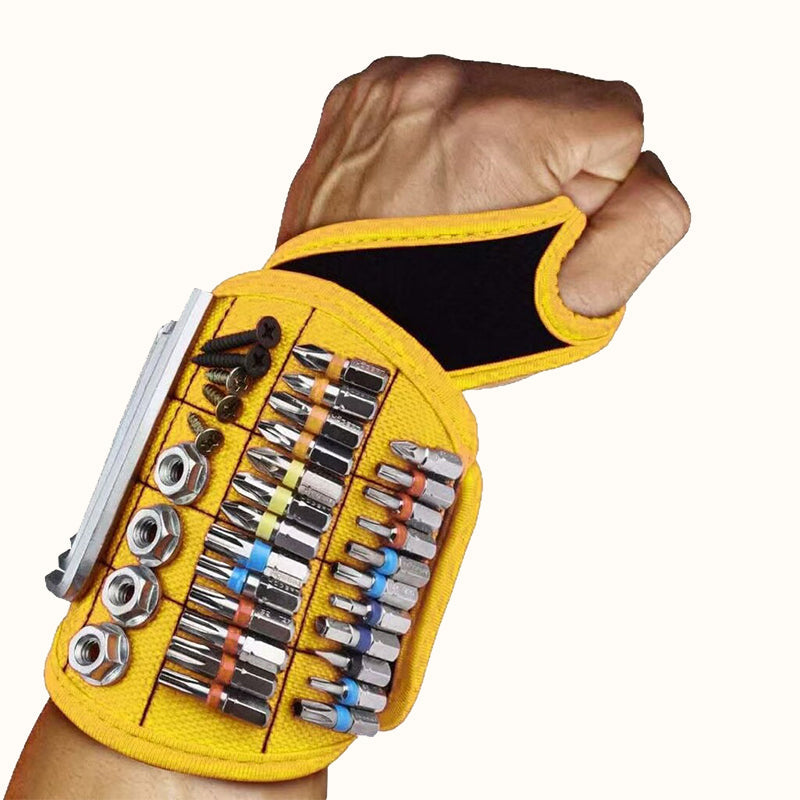 🛠️ Elegant Collectible Magnetic Wristband Tool Holder, Heavy-Duty Handmade Oxford Cloth Hardware Storage Wrist Band, Holiday Practical Gift for Handymen & Carpenters