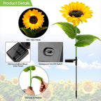 🌻 Light up your summer with sunflower lanterns! ✨ Solar-powered garden lanterns with LED lights – 50% off now!