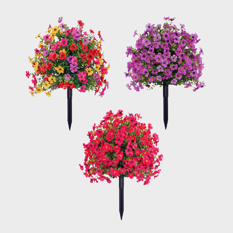 🌸LIMITED TIME SALE 50% OFF🌸Artificial Eucalyptus and Violet Ground-Insert Floral Decoration