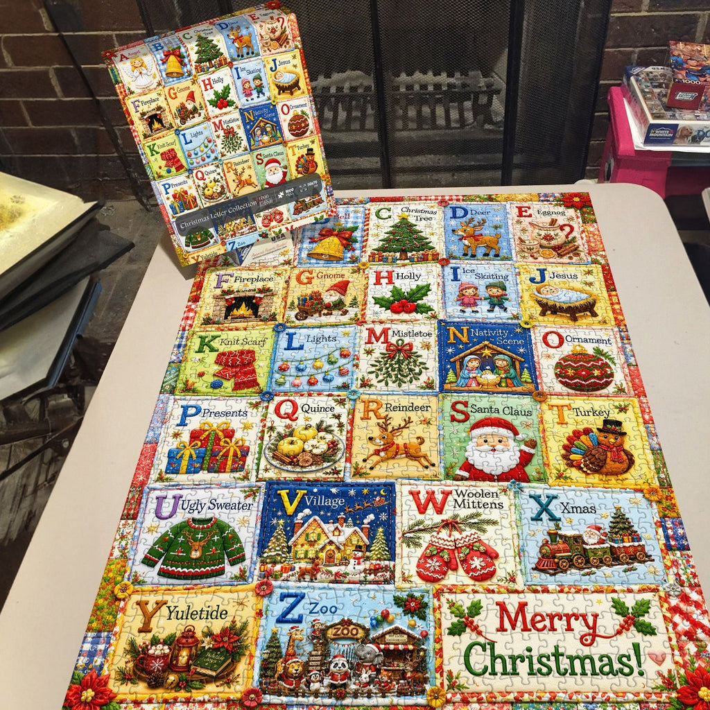🎅🧵Christmas Letter Collection Jigsaw Puzzle 1000 Piece