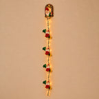 🎄 Handmade Climbing Gnome Christmas String Lights, Indoor Outdoor Wall Hanging Holiday Decor