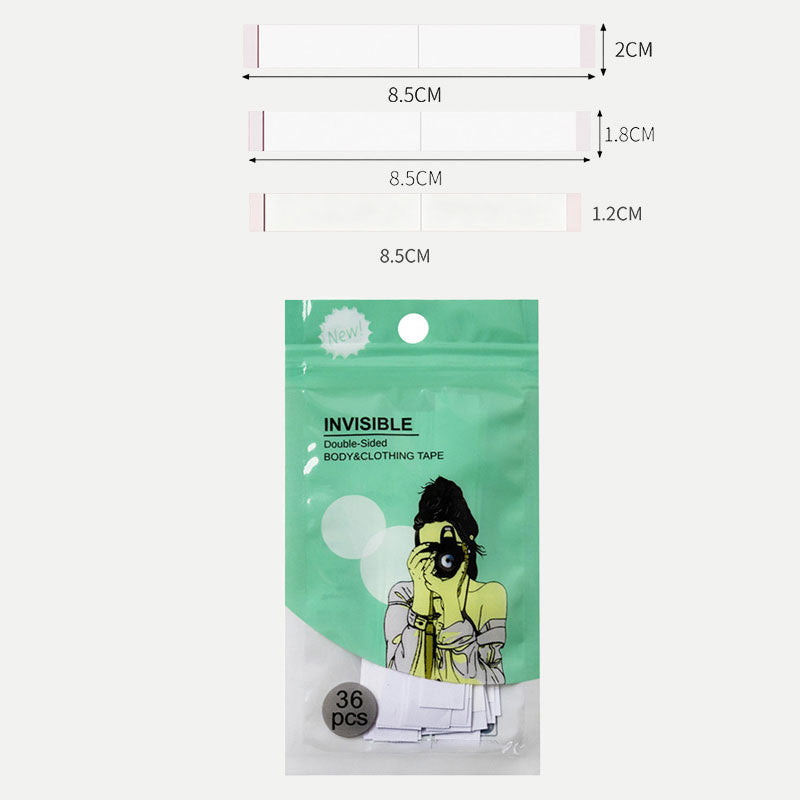 ✨ Invisible Double-Sided Fashion Tape Strips For Secure All-Day Hold 👗