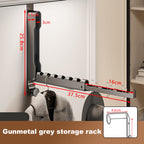 🧺 Space‑Saving Foldable Behind‑Door Hanging Storage Holder