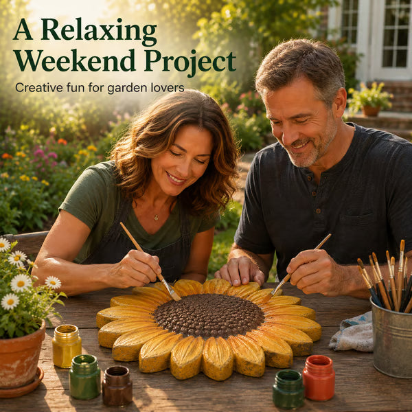 🌻 Reusable Sunflower Stepping Stone Mold (📦Buy 3 & Get Free Shipping)