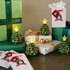 🎄Christmas Set of 4 Mini Nostalgic Tree Ornaments with Gift Bags