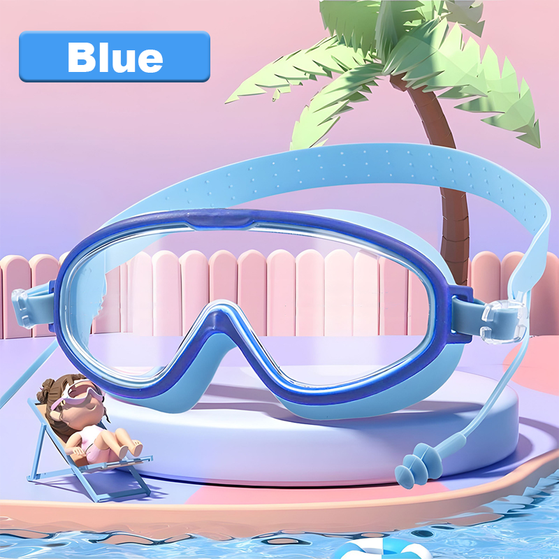 🏊‍♀️LIMITED TIME SALE 50% OFF🎁-HD children's large frame waterproof and anti-fog swimming goggles