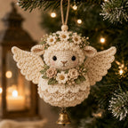 ✨ Animal Angel Crochet DIY Kit | Hand‑Stitch Guardian Ornament for Holiday & Gifting