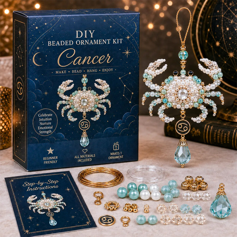 Make Your Own Zodiac Beaded Charm ✨ DIY Blessing Ornament Kit
