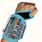 🛠️ Elegant Collectible Magnetic Wristband Tool Holder, Heavy-Duty Handmade Oxford Cloth Hardware Storage Wrist Band, Holiday Practical Gift for Handymen & Carpenters