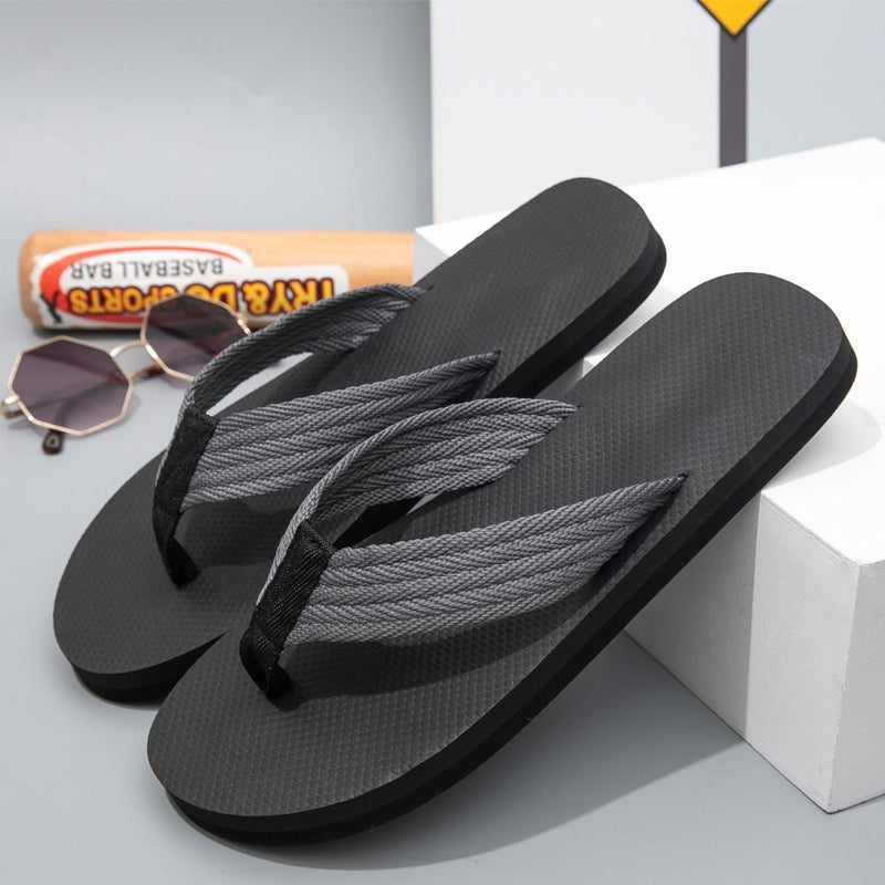 😜Funny Footprint Pattern Platform Flip Flops