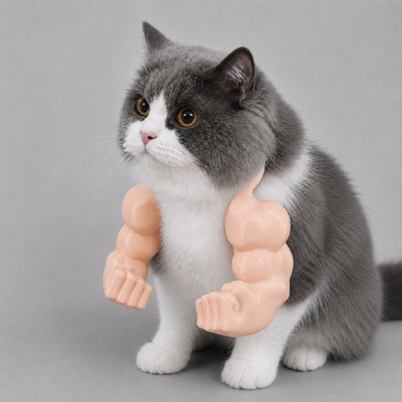 3D printed parody pet props Hulk arm with a halter neck💪