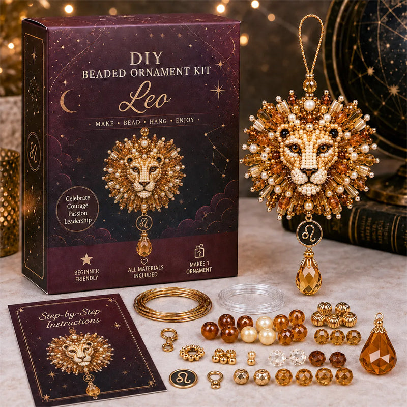Make Your Own Zodiac Beaded Charm ✨ DIY Blessing Ornament Kit