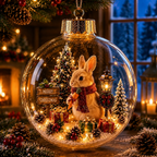 🎄 Winter Animal Spherical Holiday Accent