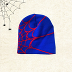 🕸️ Y2K Spiderweb Winter Beanie | Alt Streetwear Vibe