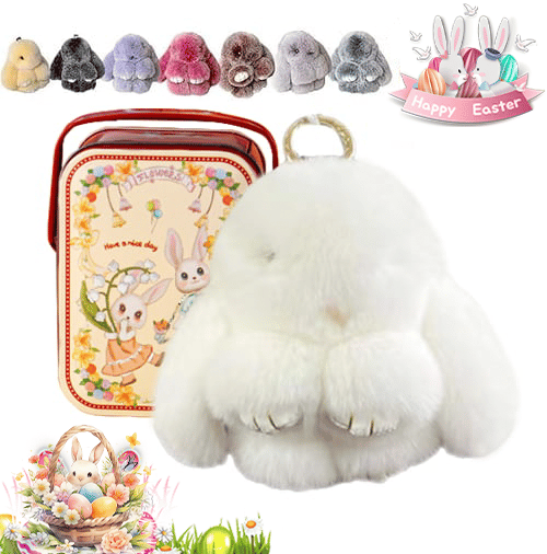 ⏳LAST DAY SPECIAL PRICE: ￡8.99!!🐰Handmade Soft Bunny PomPom Charms