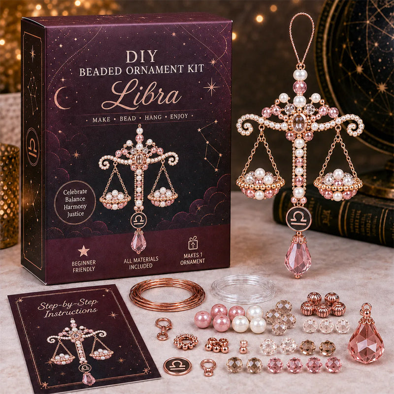 Make Your Own Zodiac Beaded Charm ✨ DIY Blessing Ornament Kit