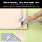 Compact Reusable Document Clips – Neat, Stylish & Easy Organisation