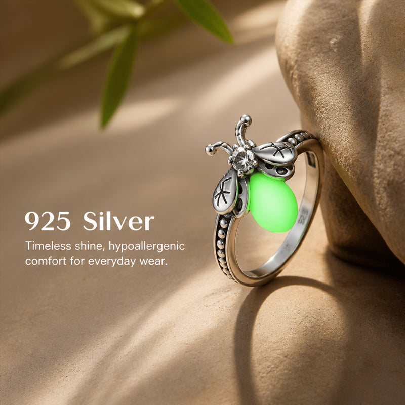 Glow-in-the-Dark Firefly Ring ✨🐞💍