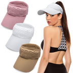 Foldable UPF 50+ Sun Visor Hat | Packable Wide Brim Beach & Sports Cap☀️👒