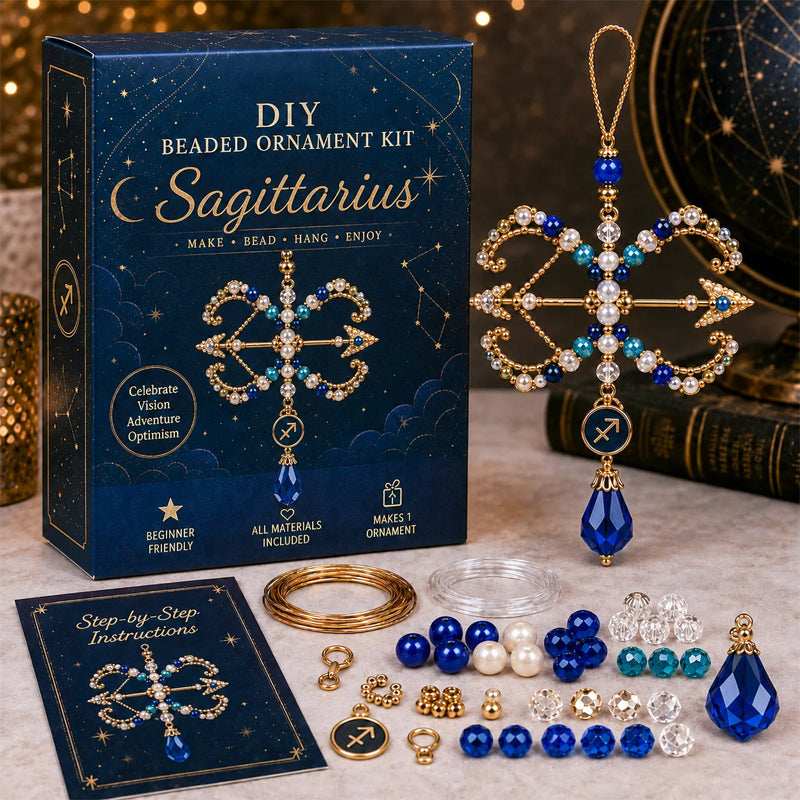 Make Your Own Zodiac Beaded Charm ✨ DIY Blessing Ornament Kit